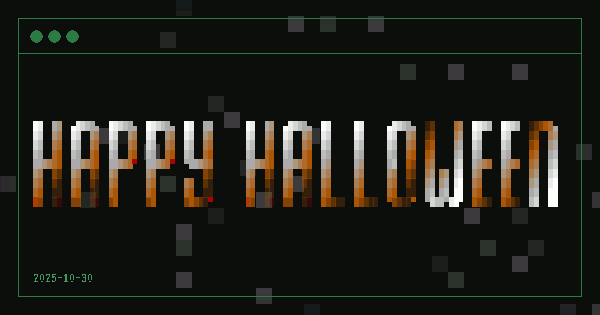 Animated share card for Happy Halloween