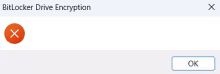 bitlocker error message with no error message